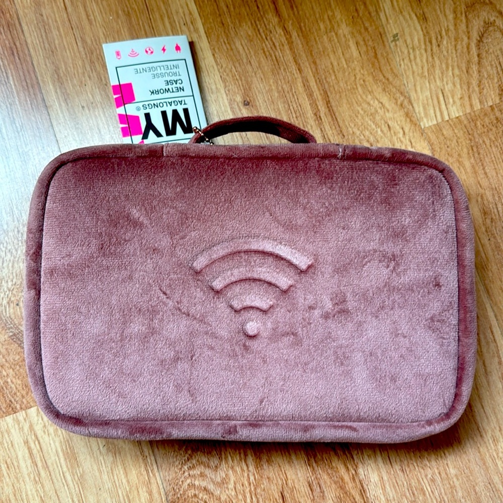 My Tagalongs brand network case. Travel case to put your cords, chargers, etc.